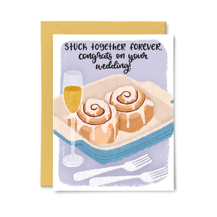 Stuck Together Forever Greeting Card