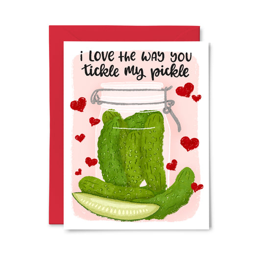 Tickle my Pickle Greeting Card