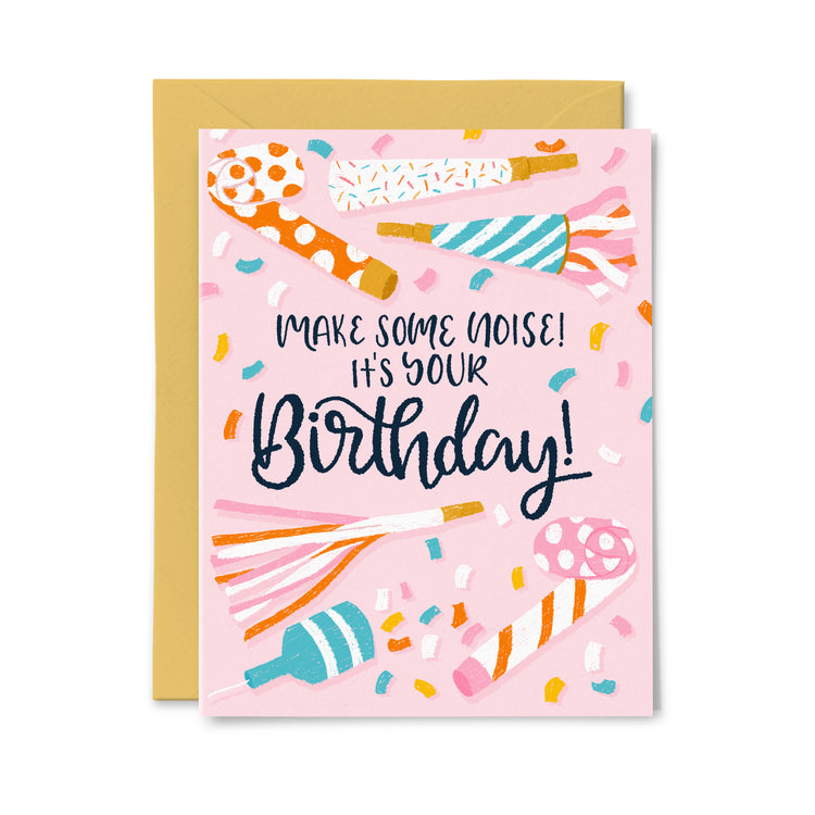 Birthday Noise Makers Greeting Card