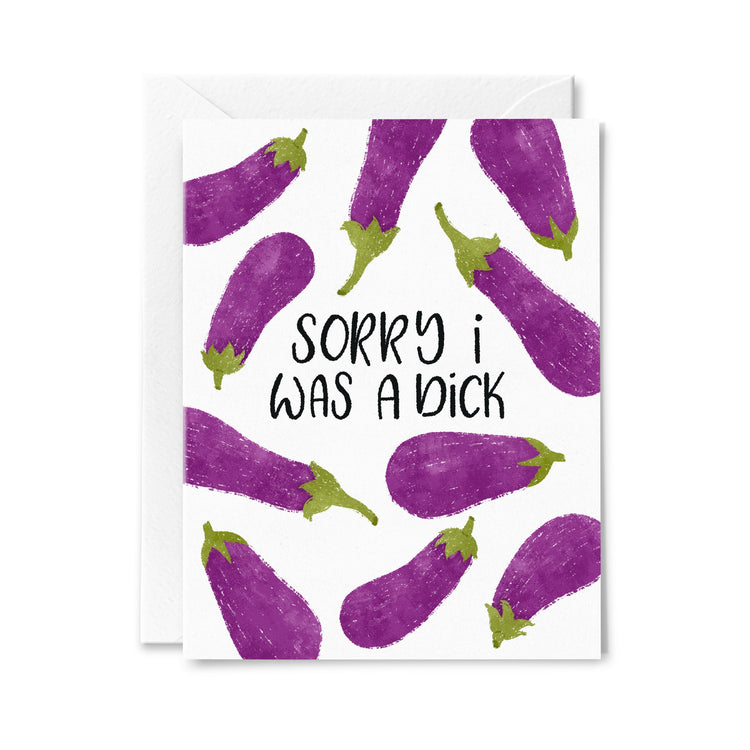 Sorry I Was a Dick - Pack of 6 Greeting Cards